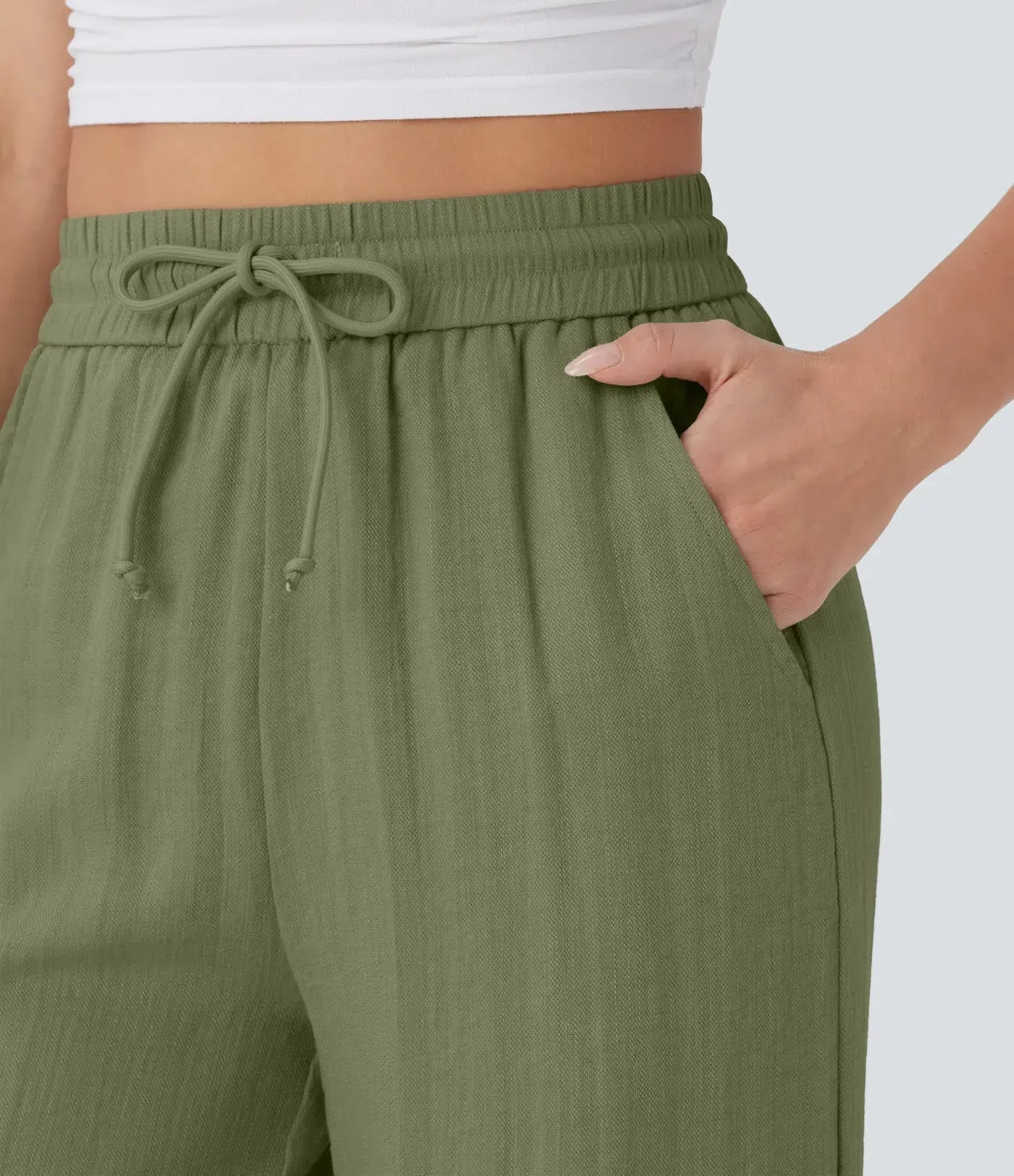 Zafeiria | Pantaloni Di Lino Eleganti