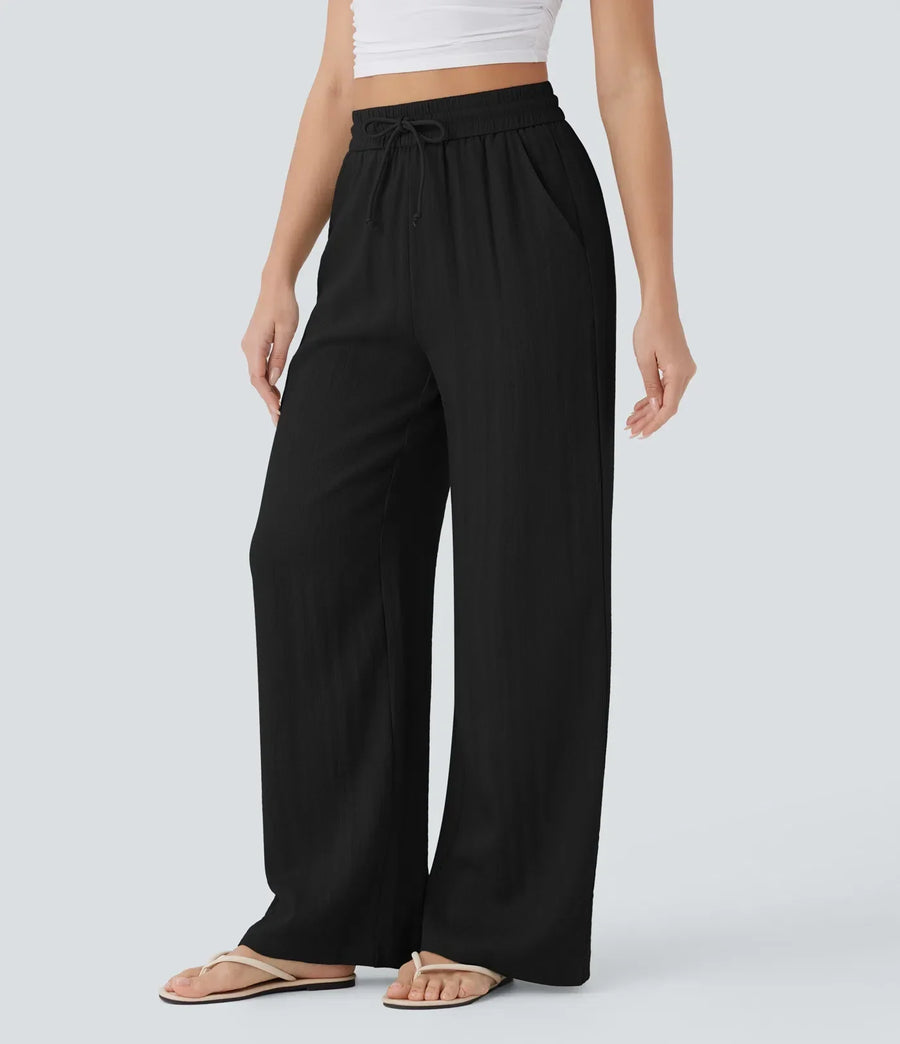 Zafeiria | Pantaloni Di Lino Eleganti