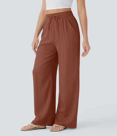 Zafeiria | Pantaloni Di Lino Eleganti