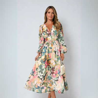 Elvira | Vestido largo bohemio