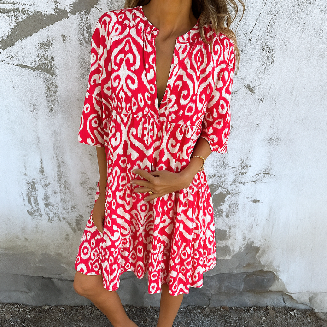 Shaffer | Vestido elegante con escote en V