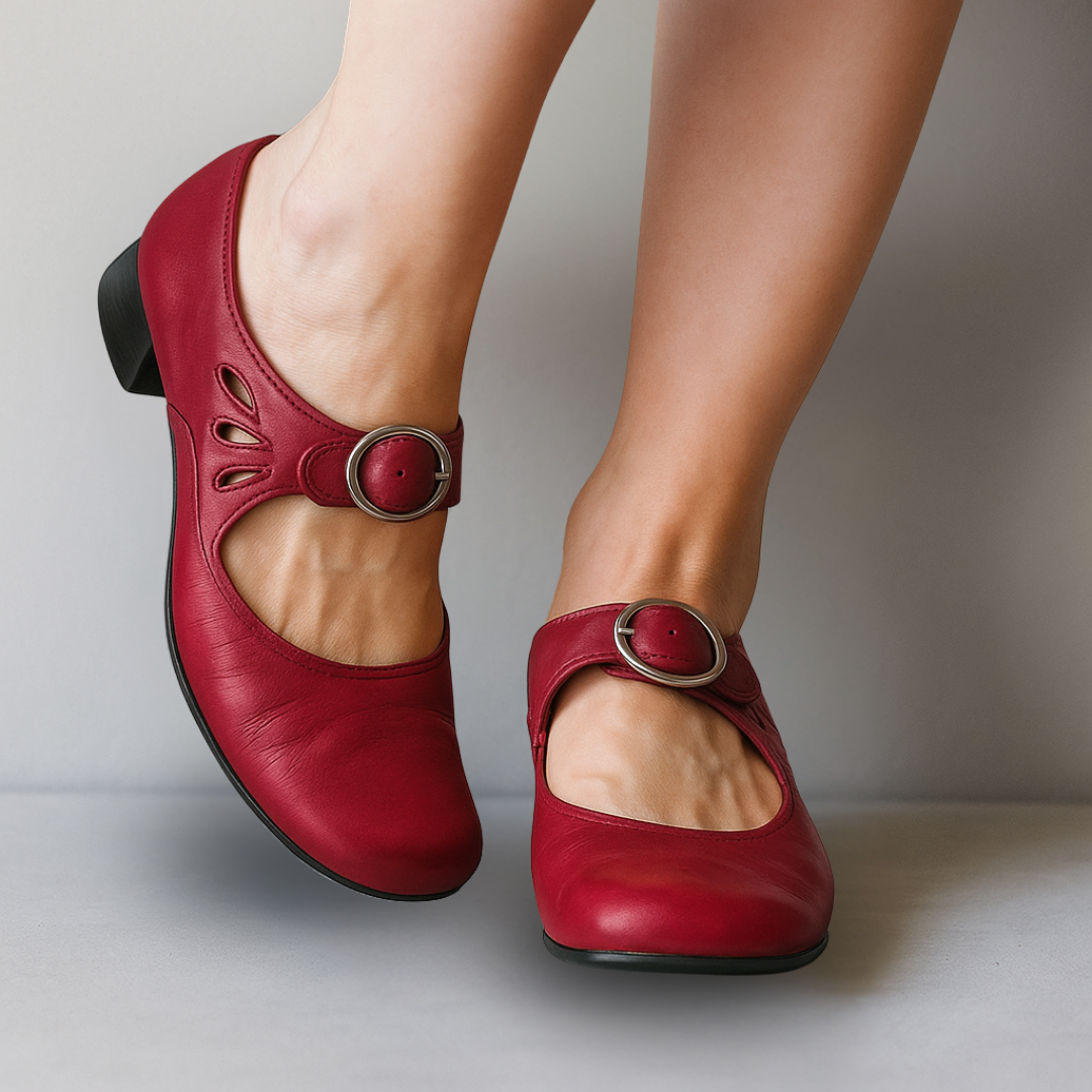 Isabel | Sandalias de cuero con plantilla cómoda