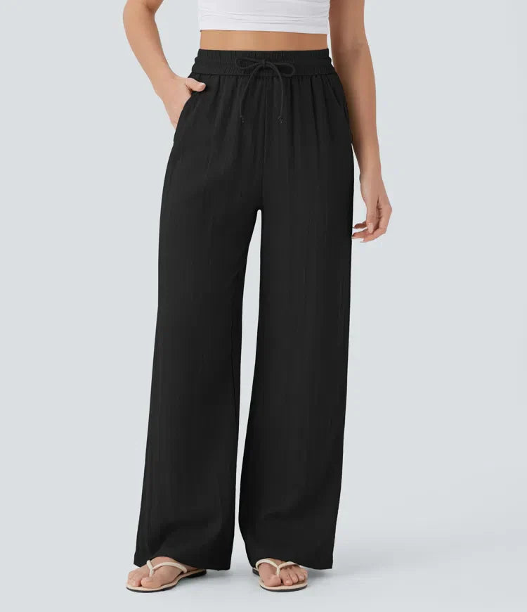 Zafeiria | Pantaloni Di Lino Eleganti