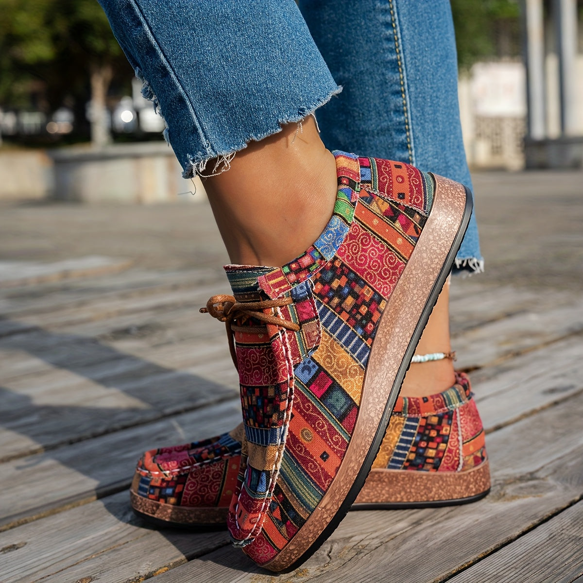 Lenoir | Zapatos retro de colores para mujer