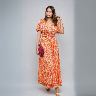 Pauline | Vestido largo con diseño floral