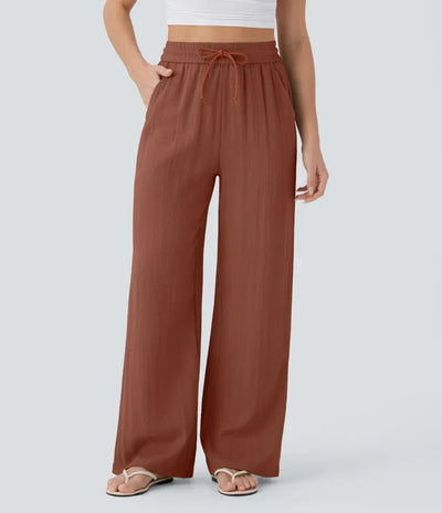 Zafeiria | Pantaloni Di Lino Eleganti