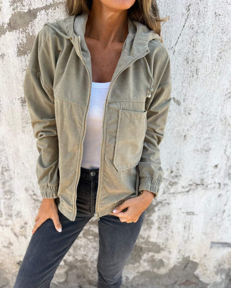 Nordiq | Alma – Chaqueta Retro de Pana, Cálida y Suave