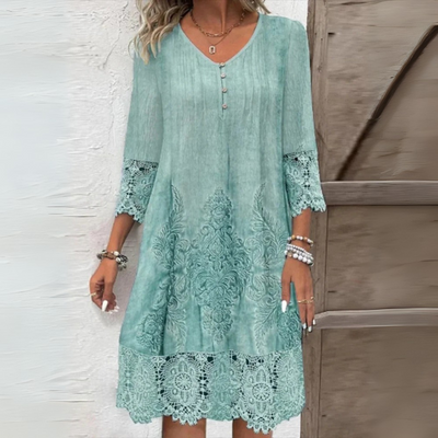 Noora | Helle – Elegante vestido de encaje con corte relajado