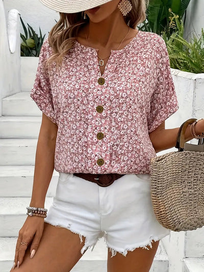 Avira | Top elegante, veraniega y con estampado floral