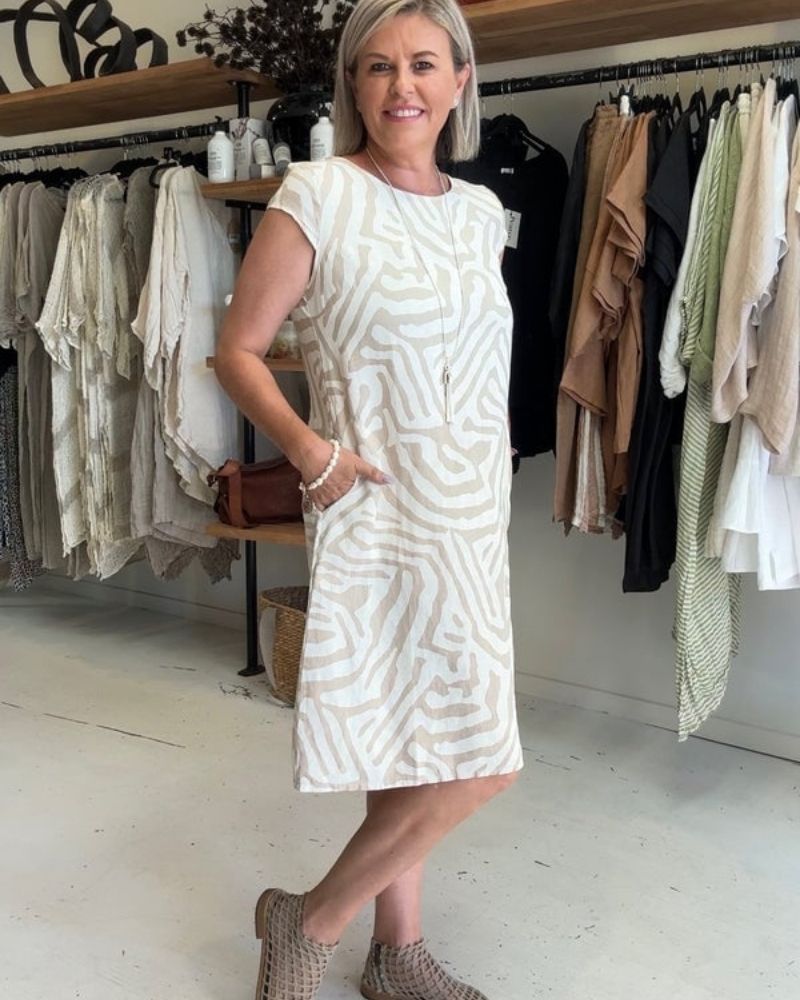 Lorenza | Vestido de algodón con inspiración vintage