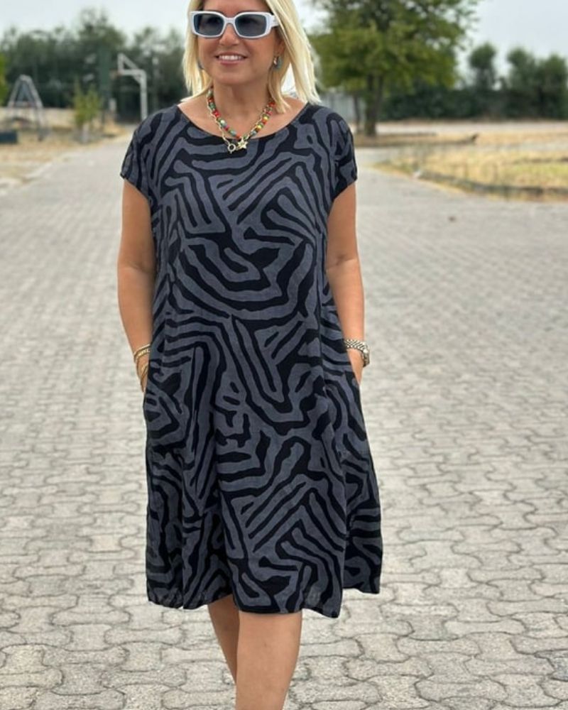 Lorenza | Vestido de algodón con inspiración vintage
