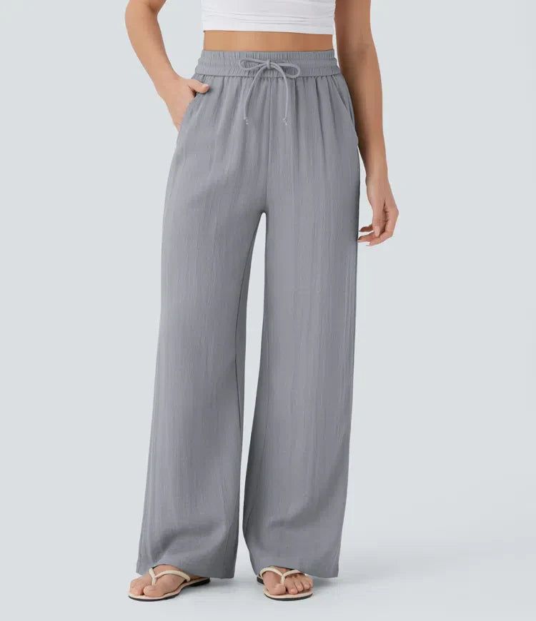 Zafeiria | Pantaloni Di Lino Eleganti