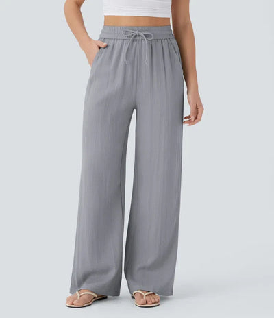 Zafeiria | Pantaloni Di Lino Eleganti