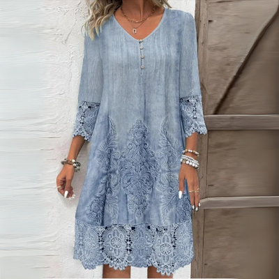 Noora | Helle – Elegante vestido de encaje con corte relajado