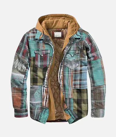 Andres | Chaqueta de cuadros patchwork