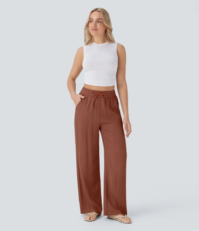 Zafeiria | Pantaloni Di Lino Eleganti