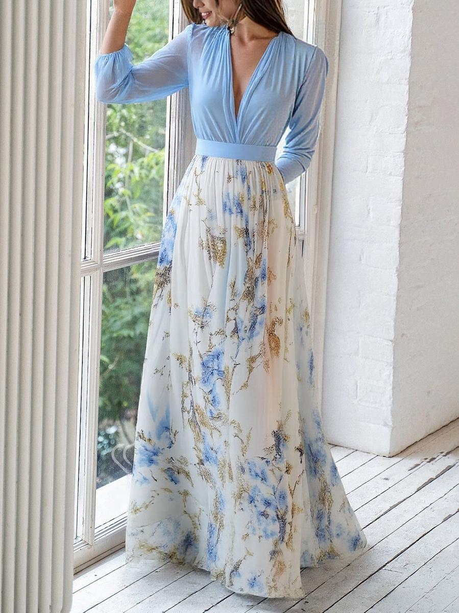 Dolores | Vestido largo con estampado floral
