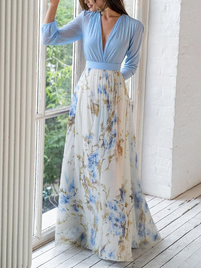 Dolores | Vestido largo con estampado floral