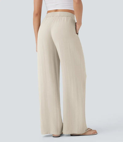 Zafeiria | Pantaloni Di Lino Eleganti