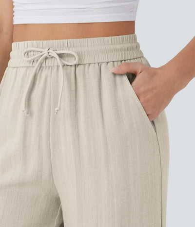 Zafeiria | Pantaloni Di Lino Eleganti