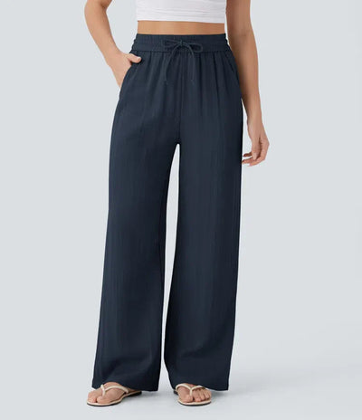Zafeiria | Pantaloni Di Lino Eleganti