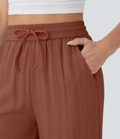 Zafeiria | Pantaloni Di Lino Eleganti