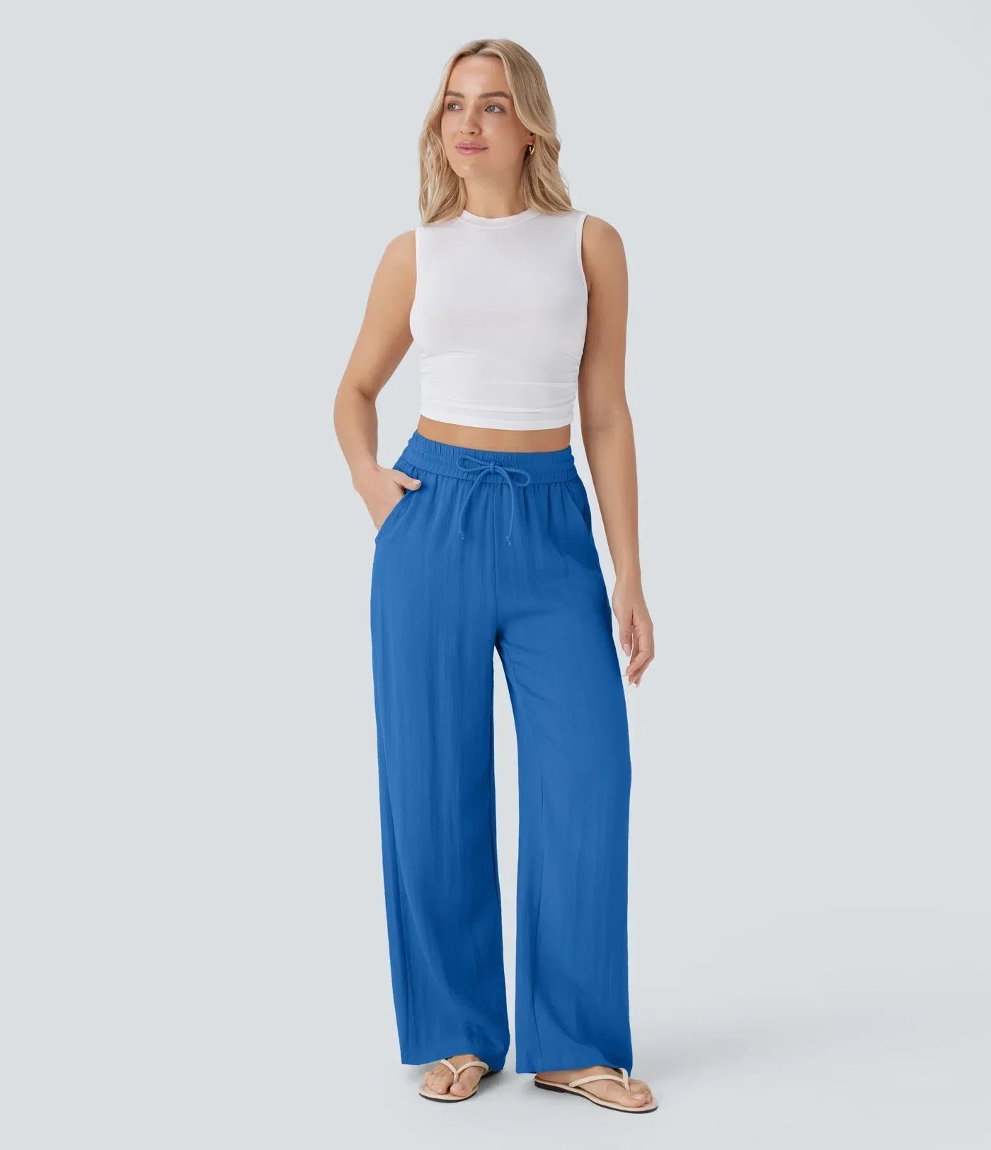 Zafeiria | Pantaloni Di Lino Eleganti