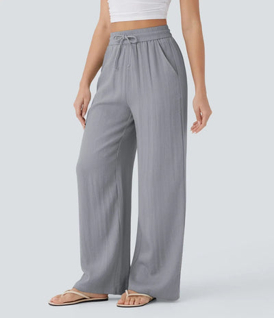 Zafeiria | Pantaloni Di Lino Eleganti