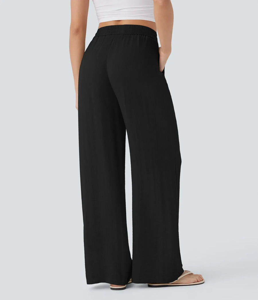 Zafeiria | Pantaloni Di Lino Eleganti