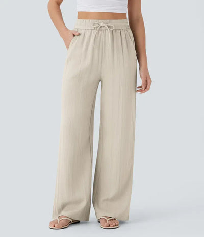 Zafeiria | Pantaloni Di Lino Eleganti