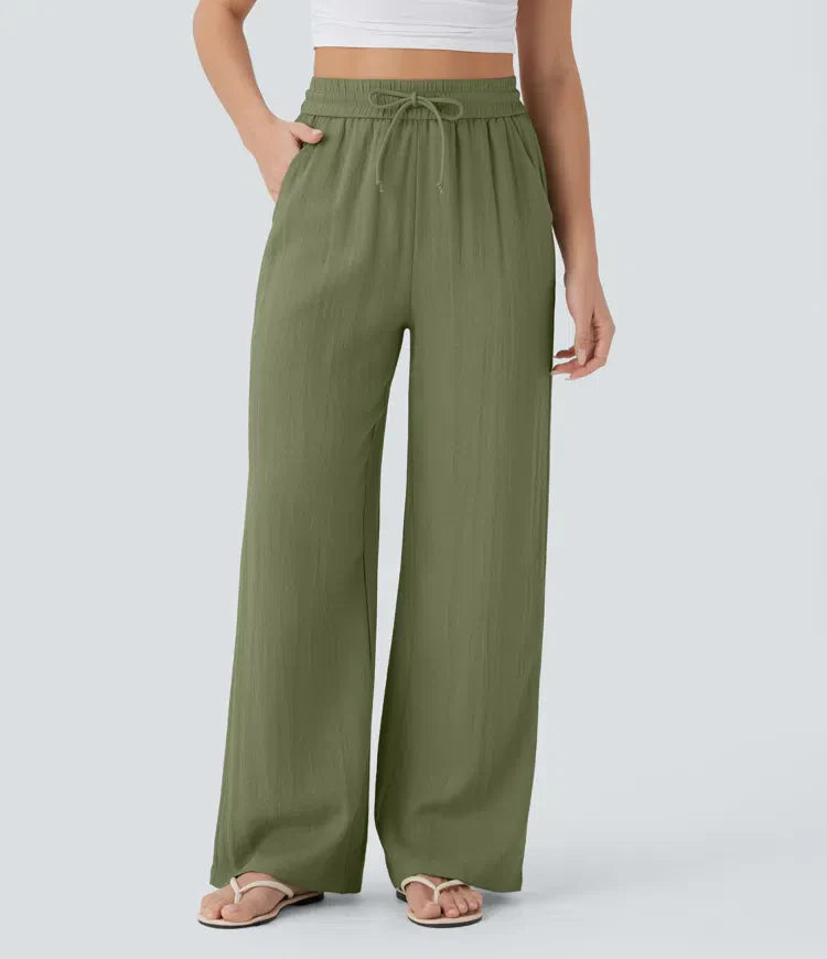 Zafeiria | Pantaloni Di Lino Eleganti