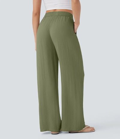 Zafeiria | Pantaloni Di Lino Eleganti