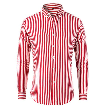 Melker | Camisa de hombre a rayas – Elegante y segura