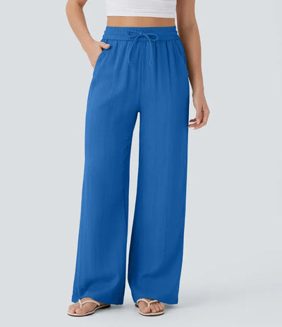 Zafeiria | Pantaloni Di Lino Eleganti