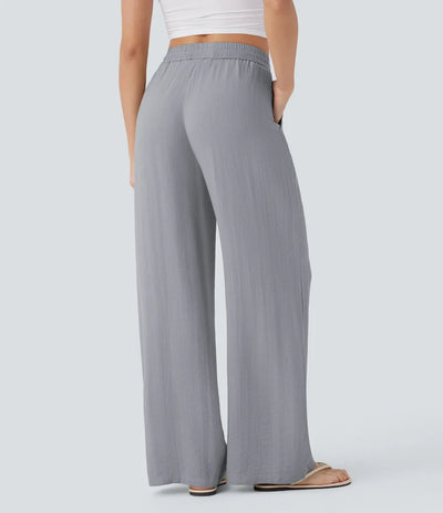 Zafeiria | Pantaloni Di Lino Eleganti