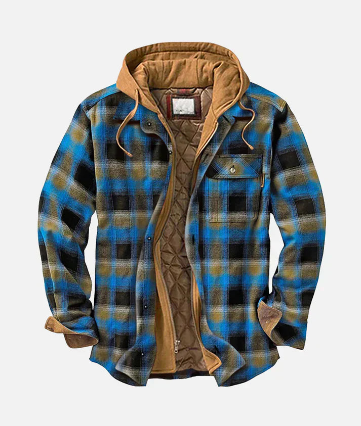Andres | Chaqueta de cuadros patchwork