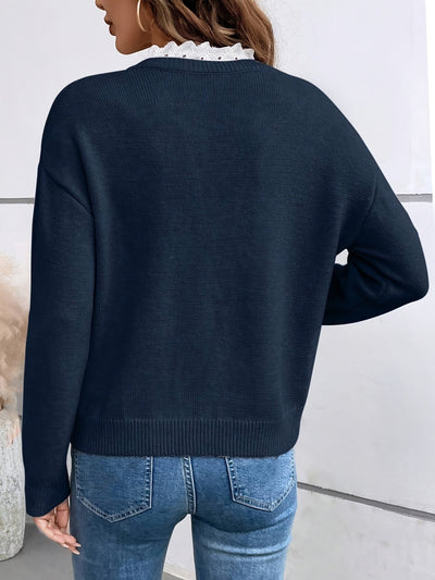 Maria | Blusa con cuello francés