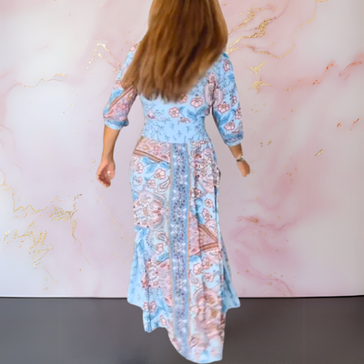 Marga | Vestido de verano elegante con escote en V.