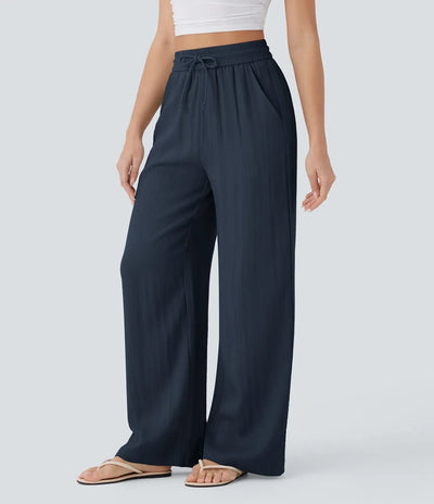Zafeiria | Pantaloni Di Lino Eleganti