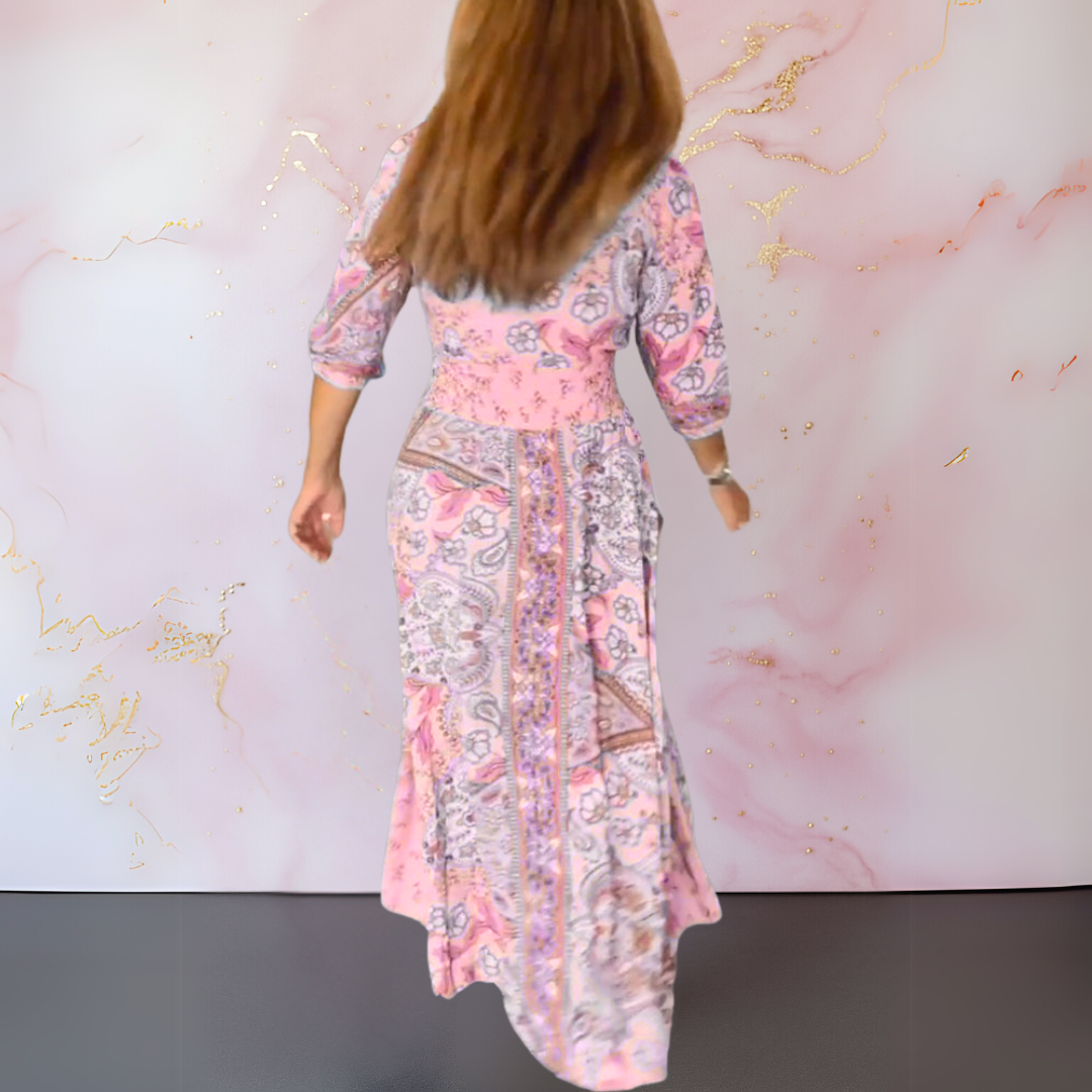 Marga | Vestido de verano elegante con escote en V.