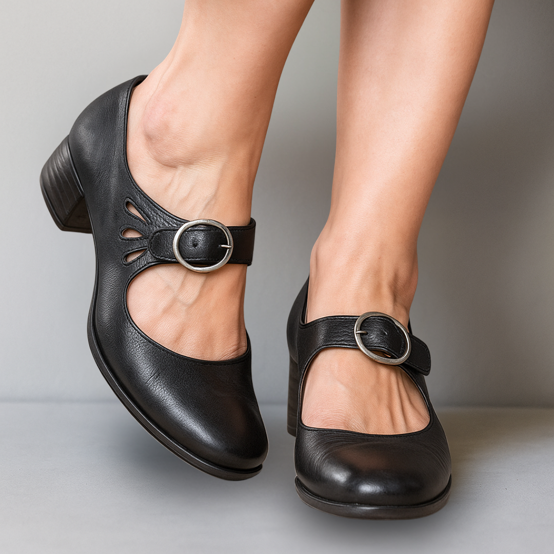 Isabel | Sandalias de cuero con plantilla cómoda