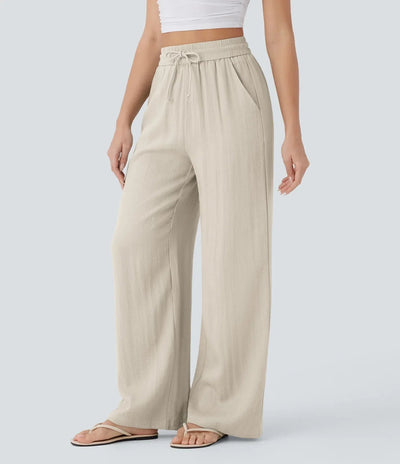 Zafeiria | Pantaloni Di Lino Eleganti