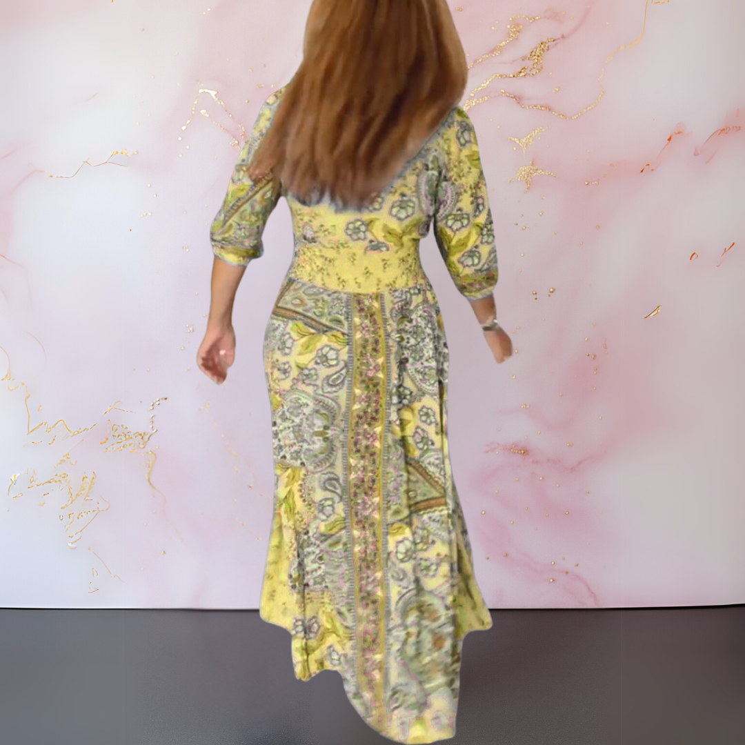 Marga | Vestido de verano elegante con escote en V.