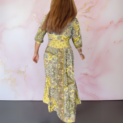 Marga | Vestido de verano elegante con escote en V.