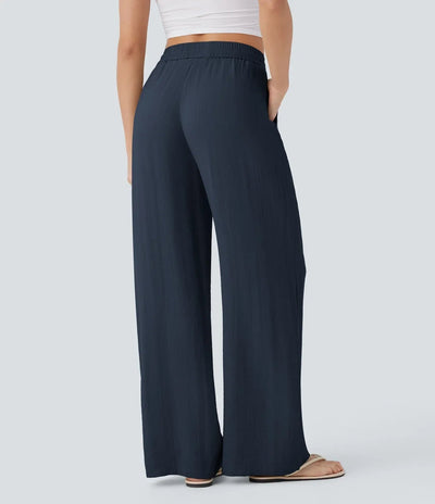 Zafeiria | Pantaloni Di Lino Eleganti