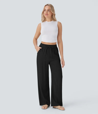 Zafeiria | Pantaloni Di Lino Eleganti