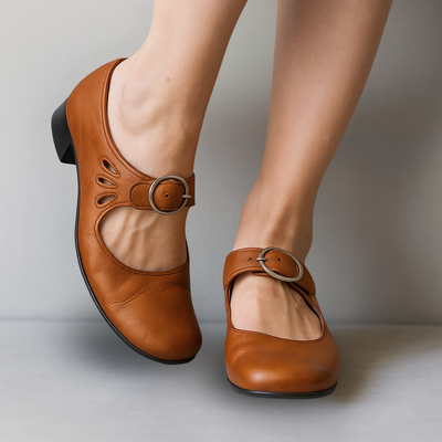Isabel | Sandalias de cuero con plantilla cómoda