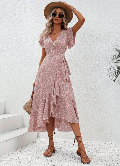 Anette | Elegante vestido de verano con estampado floral