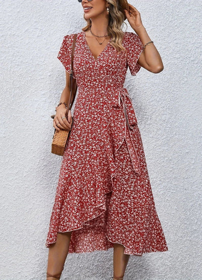 Anette | Elegante vestido de verano con estampado floral