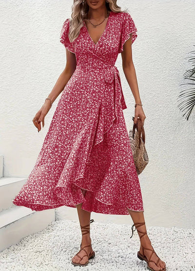 Anette | Elegante vestido de verano con estampado floral